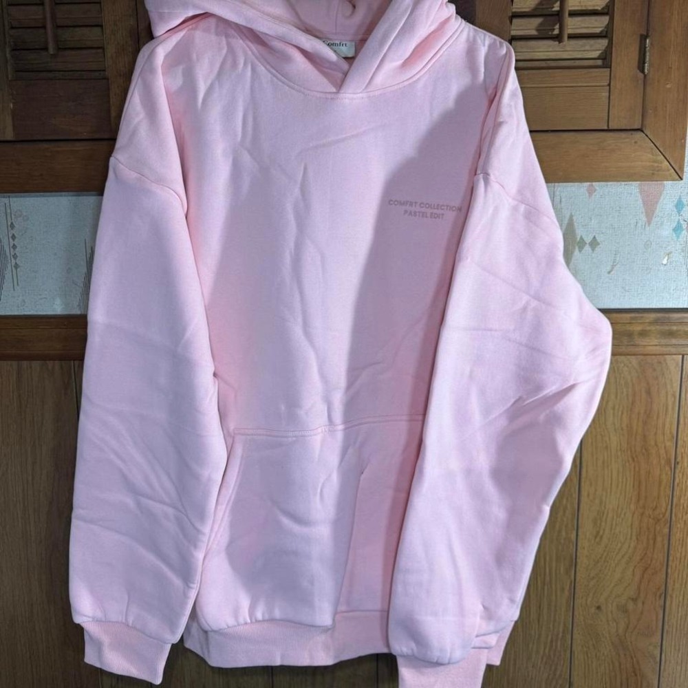 Pastel pink "Bubblegum"‎ Comfrt Collection hoodie Size XL NEW